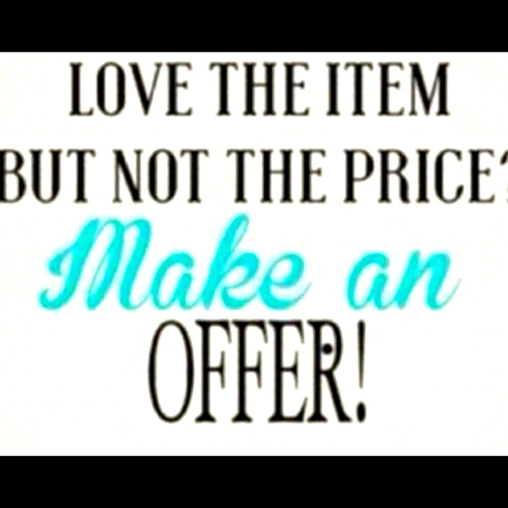 Make me an offer on any item!